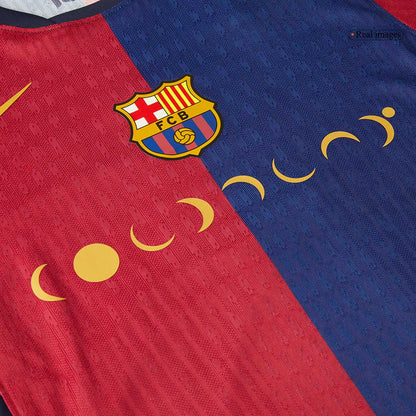 Player Version Barcelona Home  Soccer Jersey 2024/25 - COLDPLAY Top Soccer Jerseys Store